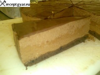 Csokoldhab (mousse) torta  recept