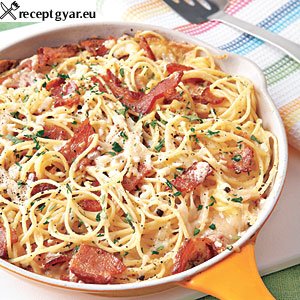 Carbonara Spagetti Recept recept